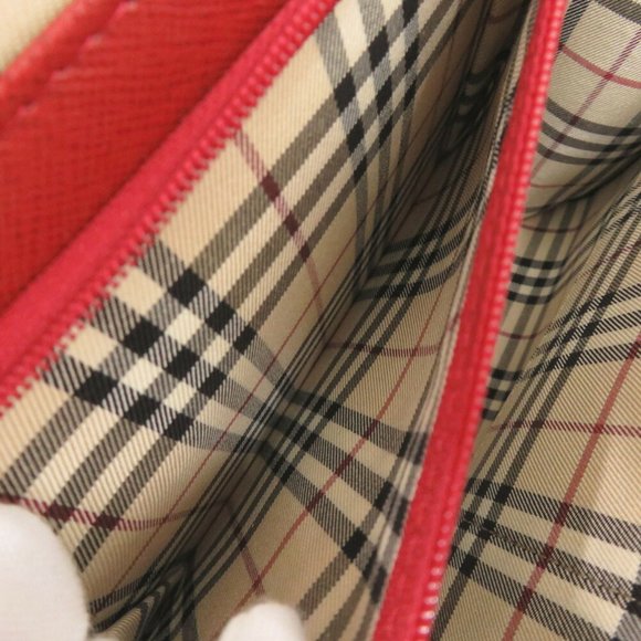 Burberry Leather Red Bag 1797BURBERRY - Picture 10 of 10